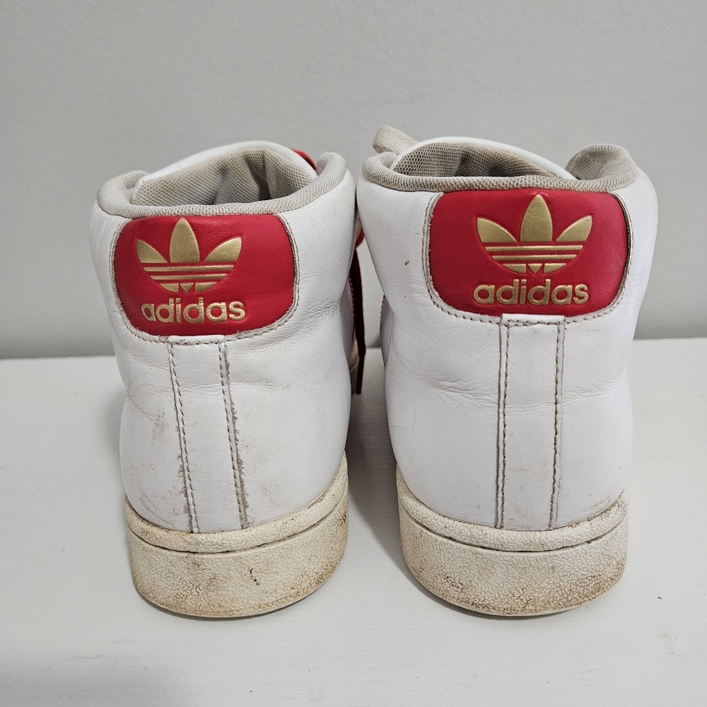 Adidas Men's Pro Model Shell Toe High Tops - Picture 4 of 9